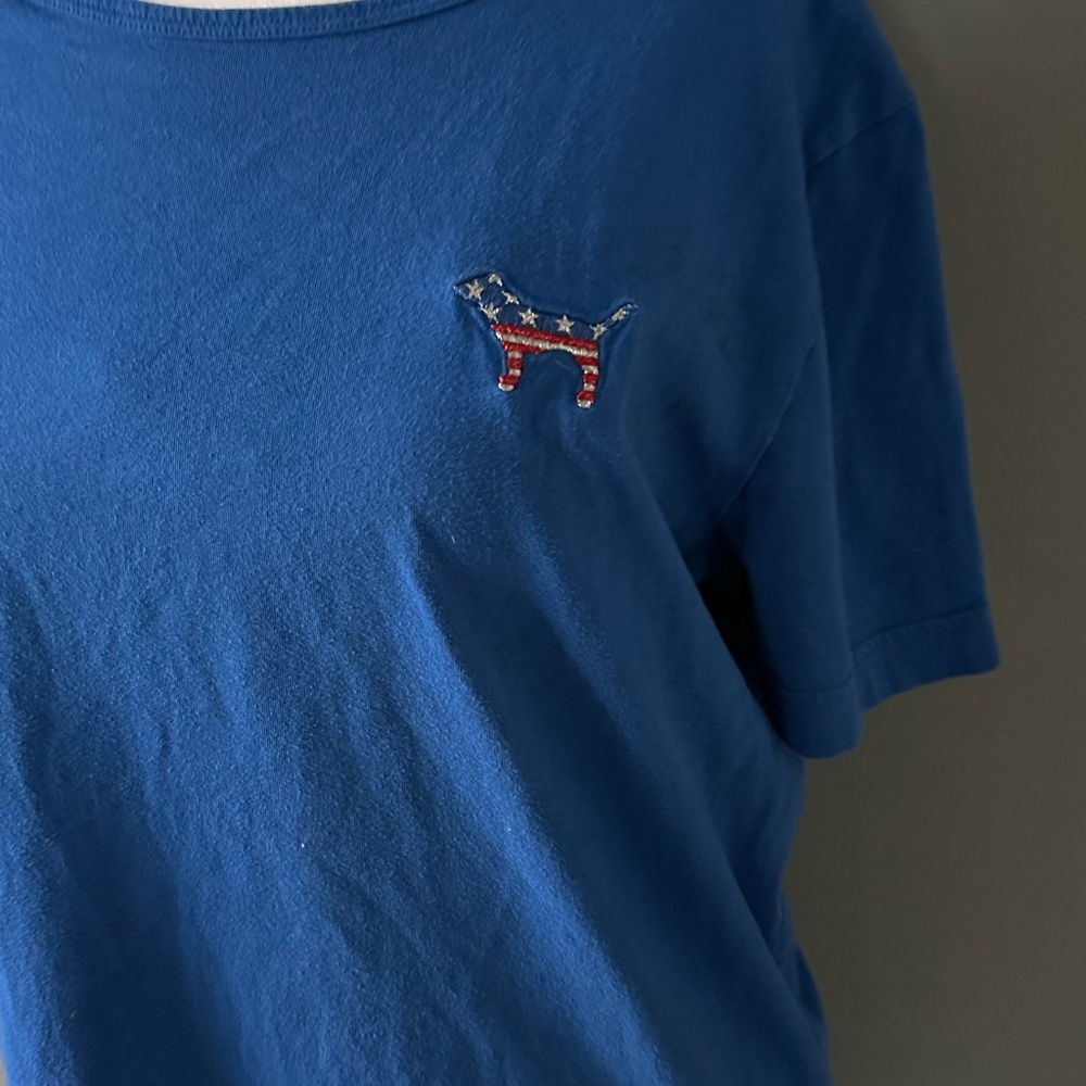 PINK Victoria's Secret Blue Short Sleeve Tee - Picture 6 of 7